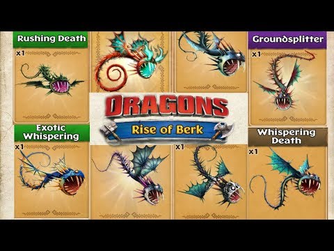 WHISPERING DEATH COLLECTION!!! - ALL WHISPERING DEATH DRAGONS || Dragons Rise Of Berk