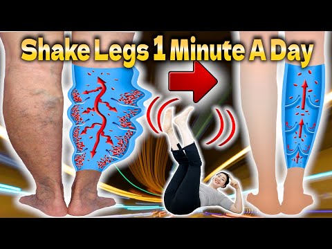 Shaking your Legs 1 minute a Day to Fix Venous Valve Takes 10 lbs off you and Slims legs