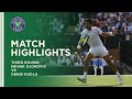 Novak Djokovic vs Denis Kudla | Third Round Highlights | Wimbledon 2021