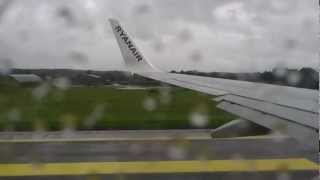 preview picture of video 'Ryanair B737-800 Take-off Oslo-Rygge (RYG)'