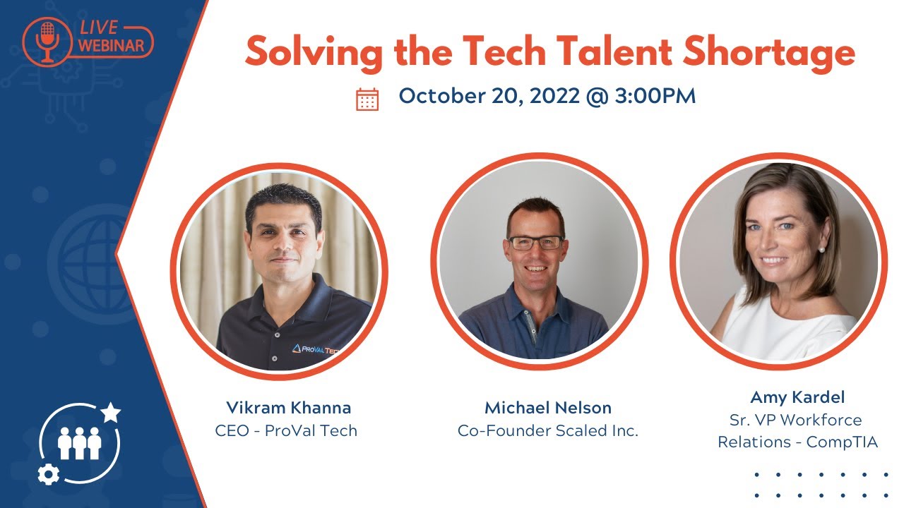 Webinar: Solving the Tech Talent Shortage