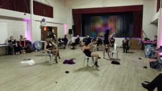 preview picture of video 'Burlesque performance at Sara White's - Buckden - July 2013'