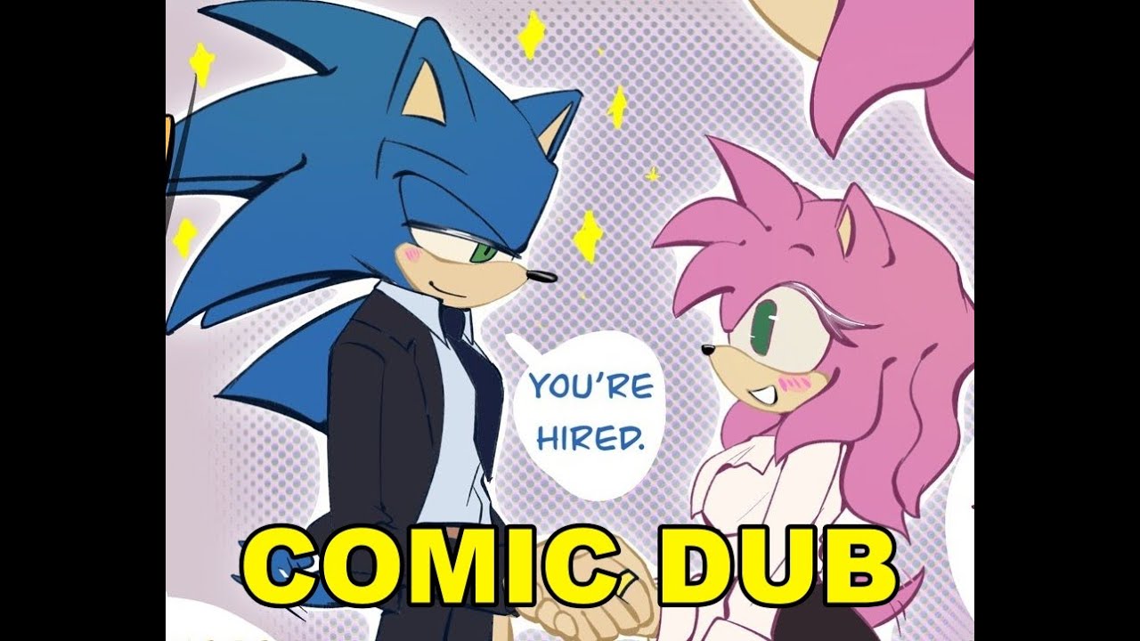 The CEO and his Secretary (💙Sonamy Comic Dub🩷)