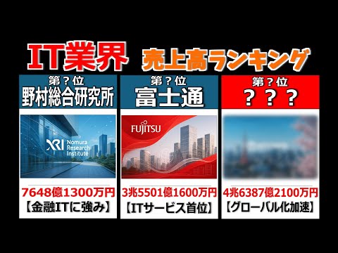 【業界研究】売り上げがスゴイSIer企業TOP10！空から本社を見てみよう