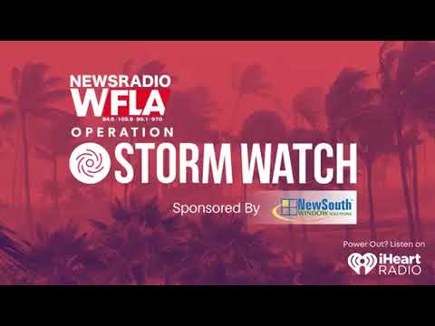 WFLA/WMTX Tampa / WSRZ-FM Sarasota / WCTQ Venice "Operation Storm Watch" Legal ID (9/28/22)