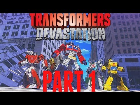 Transformers Devastation! - Gameplay/Walkthrough - Part 1 - Let's Roll Out!