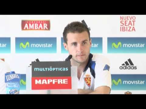 Real Zaragoza - Presentación de Francisco Montañés 07/07/2012