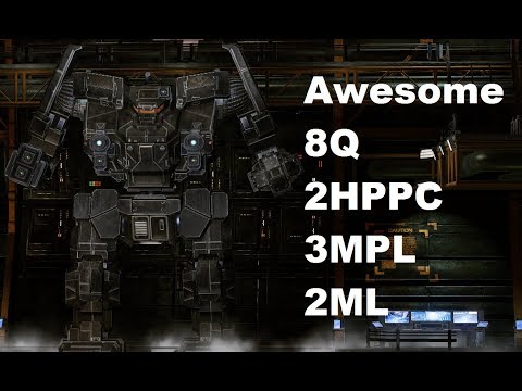 Mechwarrior Online : AWS-8Q "Bamsome" (2xHPPC, 3xMPL, 2xML, STD300)