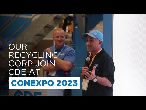 Our Recycling Corp Will Join CDE At ConExpo 2023
