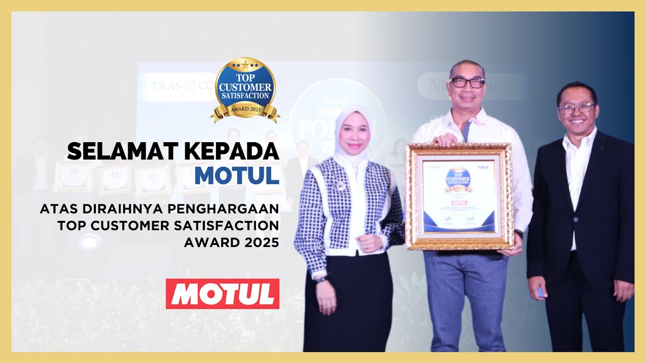 Konsisten Hadirkan Kepuasan Pelanggan, MOTUL Raih Top Customer Satisfaction Award 2025