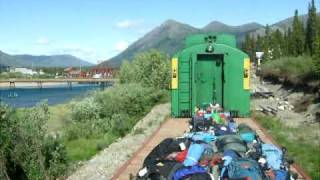 preview picture of video 'White Pass & Yukon Carcross, Yukon'