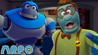 Download lagu Arpo the Robot | Run For Your Life ARPO | Arpo Full Episodes | Compilation | Funny Cartoons for Kids mp3