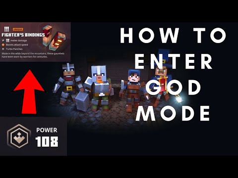 Cloh - How to enter GOD MODE in Minecraft Dungeons -  OP Sustain Build