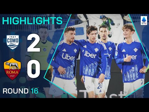 COMO-ROMA 2-0 | HIGHLIGHTS | 16ª GIORNATA | SERIE A ENILIVE 2024/25