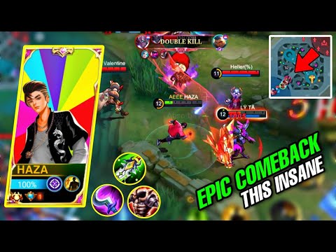 99.9% CHOU USER DON'T KNOW EMBLEM AND BUILD🔥(INSANE CHOU EPIC COMEBACK) CHOU BEST BUILD 2023 MLBB