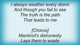 Iced Earth - I Walk Alone Lyrics