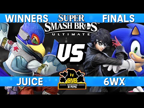 Smash Ultimate Tournament Winners Finals - Juice (Falco) vs 6WX (Joker / Sonic) - CNB 203