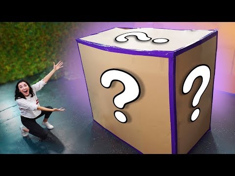 NERF *GIANT* Mystery Box Challenge! Video