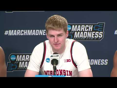 Wisconsin First Round Postgame Press Conference - 2025 NCAA Tournament