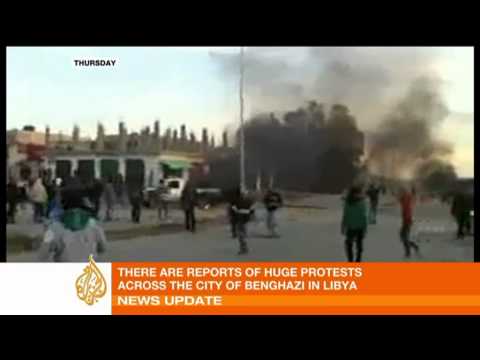 Eyewitness reports protester deaths in Benghazi