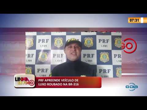 LINHA DE FOGO 2904 2020 PRF APREENDE VEíCULO DE LUXO ROUBADO NA BR-316