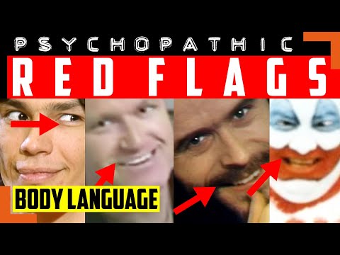 Watch How These Psychopaths Act Psychopathic - Body Language & Behavioral Red Flags To Spot One