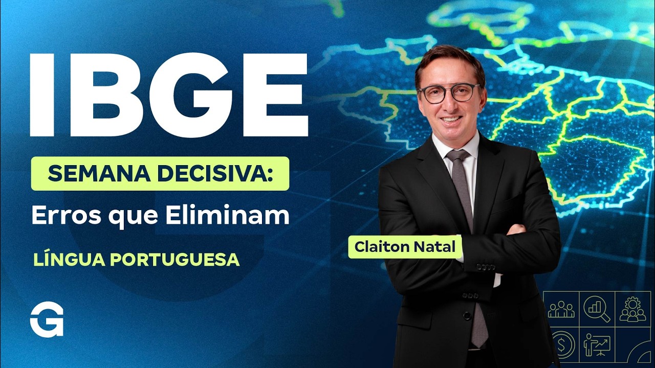 Concurso IBGE | Semana Decisiva: Erros que Eliminam em Língua Portuguesa