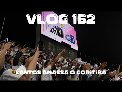 SANTOS GOLEIA O CORITIBA NA VILA | SANTOS 4x0 CORITIBA
