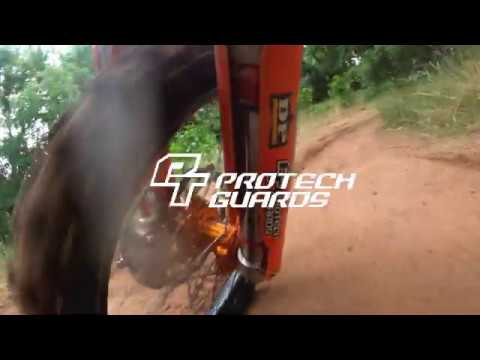 ProTech Mortocycle Fork Protectors and Guides Full Wrap Around Fork Guards.