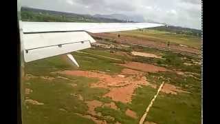 preview picture of video 'Flight Landing in Bangalore International Airport'