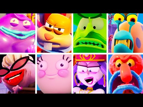 SpongeBob Cosmic Shake - All Bosses (No Damage)