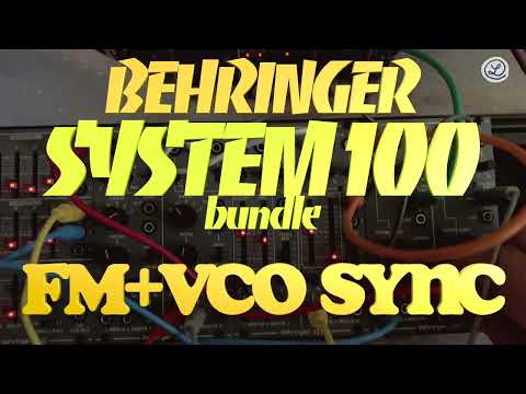 Behringer System 100 Bundle // FM + OSCILLATOR SYNC // No Talking