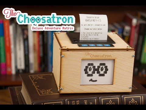 The Choosatron – сундучок со сказками в виде крошечного принтера. Фото.