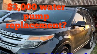 2011-2019 Ford Explorer 3.5 V6 water pump replacement