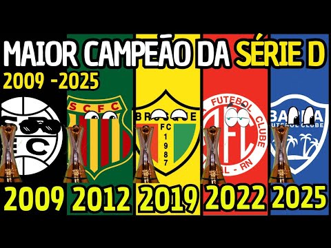 🏆TODOS OS CAMPEÕES DO BRASILEIRÃO SÉRIE D - 2009 A 2025