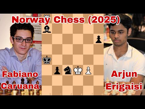 Fabiano Caruana vs Arjun Erigaisi. Norway Chess (2025).