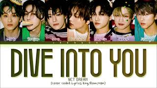 NCT DREAM Dive into you Lyrics (엔시티 드림 고래 가사) (Color Coded Lyrics)