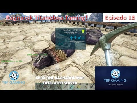 E18 Xbox One Titanoboa Tame Ragnarok Ark Survival Evolved How to tame, and can they breed?