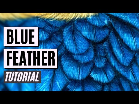 How to Paint PARROT Feathers EASILY