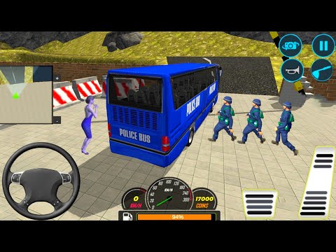 Us Police Bus Mountain Driving Simulator Games 🚌:Best Bus Simulator ||Gameplay 16 || Simulator Games