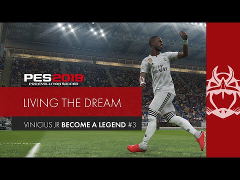LIVING THE DREAM! PES 2019 BECOME A LEGEND GAMEPLAY VINICIUS JR COMING OF AGE EP 3