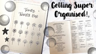 2021 Bullet Journal Set Up