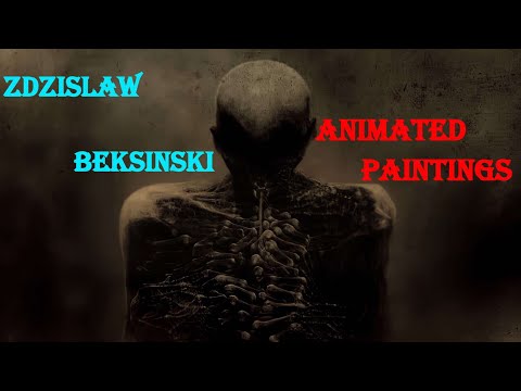 Zdzislaw Beksinski.Animated paintings come to Life. Здзислав Бексиньский. Ожившие картины.#Beksinsky