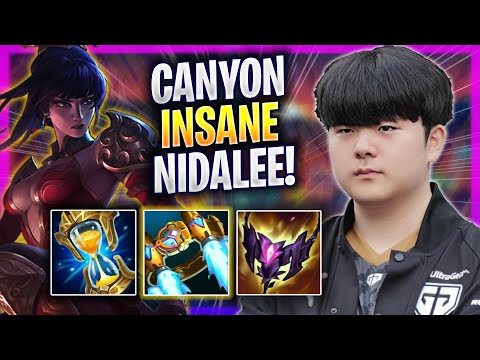 CANYON IS INSANE WITH NIDALEE! - GEN Canyon Plays Nidalee JUNGLE vs Kayn! | Season 2024
