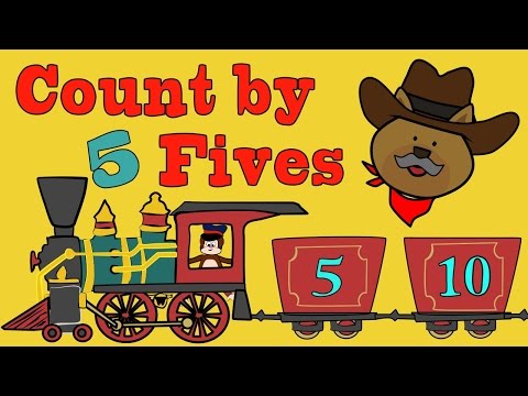 Count by fives | Skip counting songs | The Singing Walrus