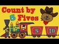 Count by fives | Skip counting songs | The Singing Walrus
