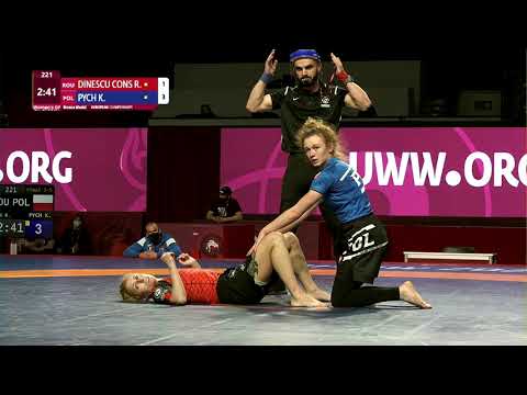 BRONZE Women's GP No-Gi - 53 kg: R. DINESCU CONS (ROU) v. K. PYCH (POL)