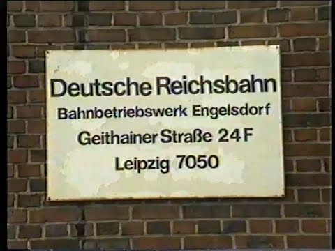 DR Ost 1991: Bahnbetriebswerk Leipzig Engelsdorf