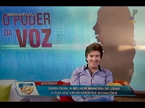 Matéria sobre voz, com Wilson Gava
