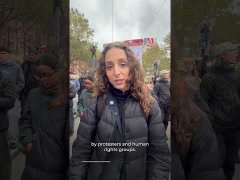 Thousands join Paris protests as authorities clamp down on disorder